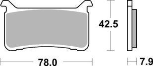 Тормозные колодки SBS Performance Front Brake Pads, EVO Sinter 947HS фото