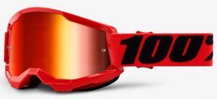 Окуляри 100% STRATA 2 Goggle Red - Mirror Red Lens, Mirror Lens 50421-251-03 фото