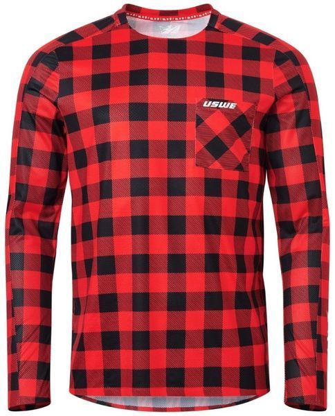 Джерси USWE Flannel Jersey [Flame Red], XL 80951061400107 фото