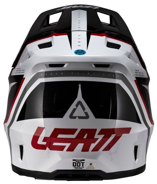 Шлем LEATT Moto 7.5 Helmet + Goggle [White/Red], XL 1026000504 фото
