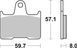 Тормозные колодки SBS High Power Brake Pads, Carbon 715H.CT фото 2