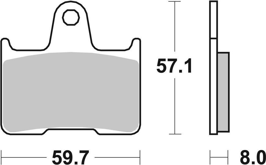 Тормозные колодки SBS High Power Brake Pads, Carbon 715H.CT фото