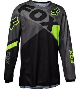 Детские джерси FOX YTH 180 XPOZR JERSEY [Pewter], YL 30262-052-YL фото