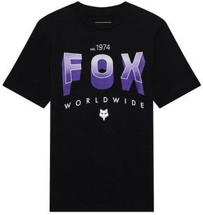 Футболка FOX Youth Short Sleeve Tee - BLOCK [Black], YXL 38450-D95-YXL фото