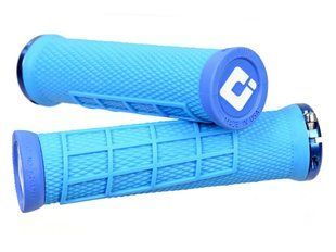 Гріпси ODI Elite Flow, V2.1 Lock On, Blue w/Blue Clamp, сині з синіми замками D33EFU-U фото