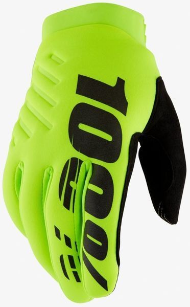 Зимние перчатки RIDE 100% BRISKER Cold Weather [Fluo Yellow], S (8) 10003-00015 фото