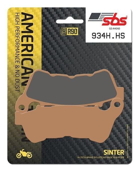 Гальмівні колодки SBS High Performance Front Brake Pads, Sinter 934H.HS фото