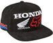 Кепка FOX HONDA HRC SNAPBACK HAT [Black], One Size 28343-001-OS фото 1