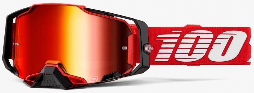 Окуляри 100% ARMEGA Goggle [Red], Mirror Red Lens 50005-00033 фото