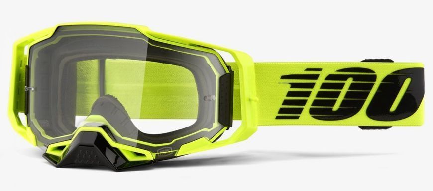 Окуляри 100% ARMEGA Goggle Nuclear Citrus - Clear Lens, Clear Lens 50700-356-02 фото