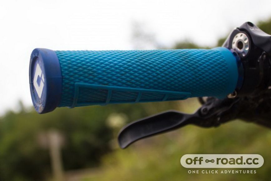 Гріпси ODI Elite Flow, V2.1 Lock On, Blue w/Blue Clamp, сині з синіми замками D33EFU-U фото