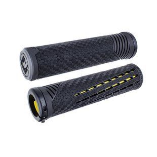 Грипси ODI CF Grip v2.1 Lock-On Black / Yellow F35CFBY-B фото