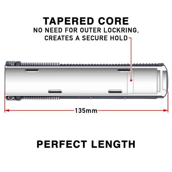 Грипсы DMR DeathGrip2 Race Thick Flangeless [Black] DMR-G-005-001-BK фото