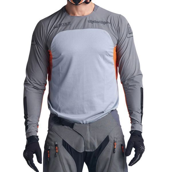 Мото джерси TLD Scout SE Jersey Systems [GRAY/NEON ORANGE] LG 366308034 фото
