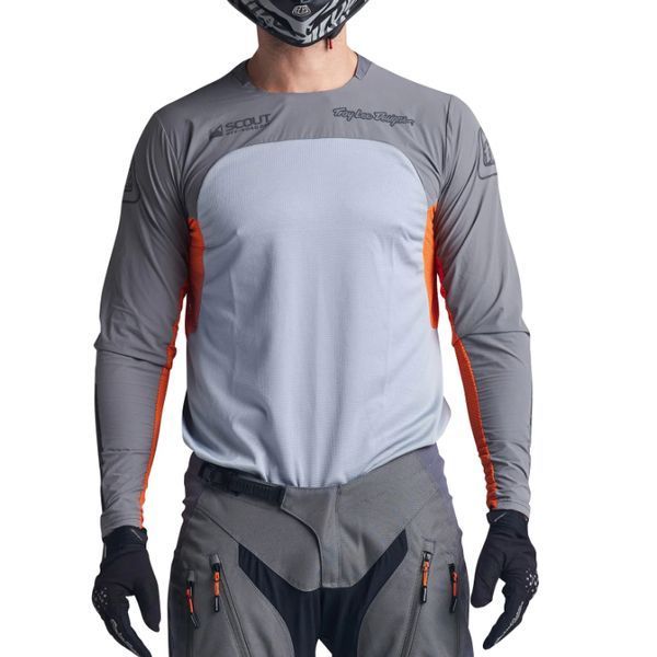 Мото джерси TLD Scout SE Jersey Systems [GRAY/NEON ORANGE] LG 366308034 фото