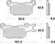 Гальмівні колодки SBS Upgrade Brake Pads, EVO Sinter/Sinter 1001PSI фото 1