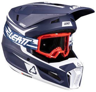 Шолом LEATT Moto 3.5 JR Helmet + Goggle [Blue], YM 1026001050 фото