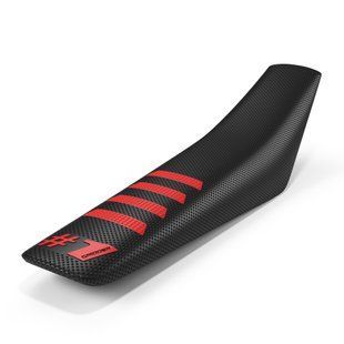 Чохол для мотосидіння Onegripper - RIBBED Black/Red OGSC02-BLRDRD фото