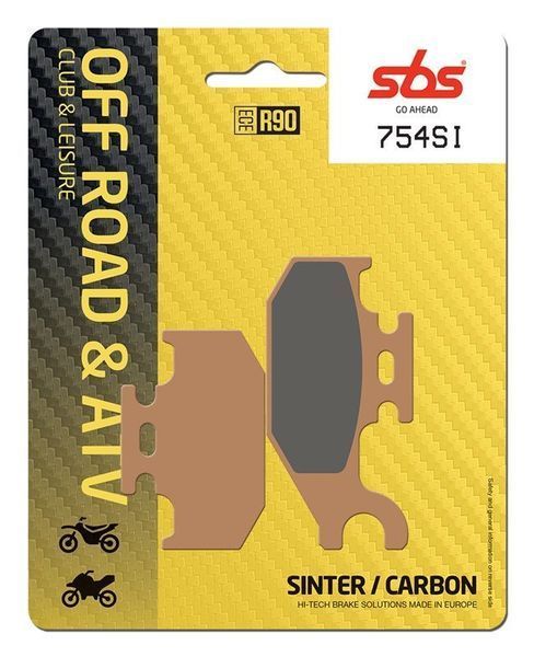 Гальмівні колодки SBS Sport Brake Pads, Sinter/Carbon 754SI фото
