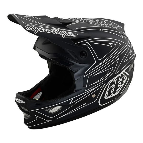 Вело Шолом TLD D3 FIBERLITE HELMET SpiderStripe BLk L 198550024 фото