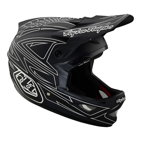 Вело Шолом TLD D3 FIBERLITE HELMET SpiderStripe BLk L 198550024 фото