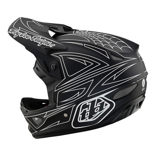 Вело Шолом TLD D3 FIBERLITE HELMET SpiderStripe BLk L 198550024 фото