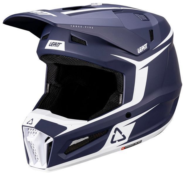 Шлем LEATT Moto 3.5 JR Helmet + Goggle [Blue], YM 1026001050 фото