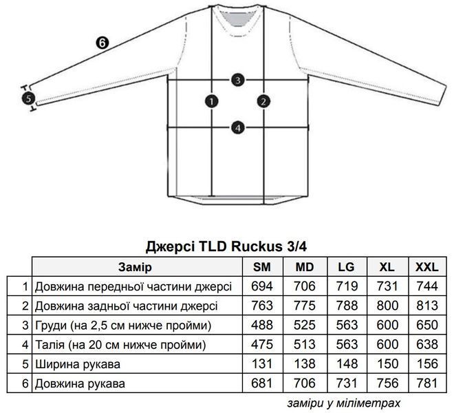 Джерсі TLD Ruckus 3/4 Jersey TEAM 81 [HEATHER GRAY] Розмір XXL 318981026 фото