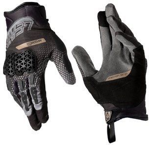 Перчатки LEATT 5.5 HydraDri Adventure Short Glove [Stealth], S (8) 6025101741 фото