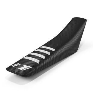 Чохол для мотосидіння Onegripper - RIBBED Black/White OGSC02-BLWHWH фото