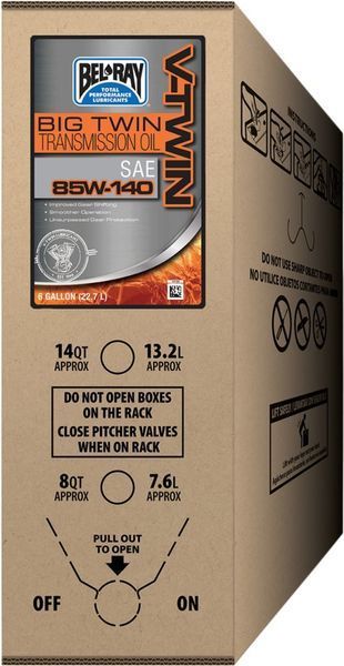 Масло трансмиссионное Bel-Ray Big Twin Transmission Fluid [23л], 85w-140 301828150033 фото