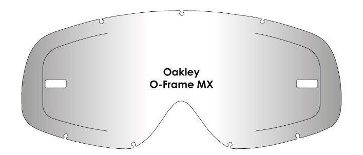 Линза AirScreen для очков Oakley O-Frame MX без застежек, Прозрачный ( Clear ) 010-004-11 фото
