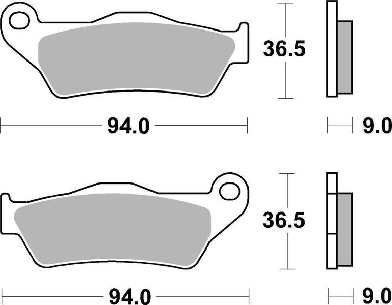 Гальмівні колодки SBS High Performance Rear Brake Pads, Sinter 924H.LS фото
