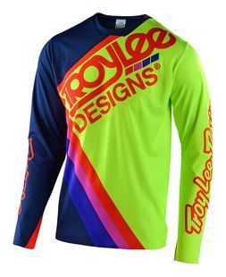 Джерсі TLD Sprint Ultra Jersey [Tilt Navy/FLO Yellow] Розмір S 356176002 фото