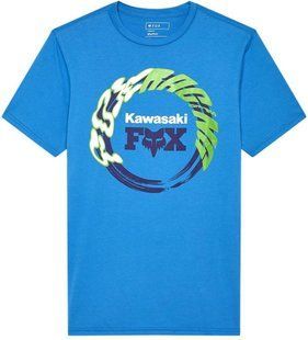 Футболка FOX Short Sleeve Tee - KAWI&reg; [True Blue], M 33424-188-M фото