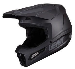 Шлем LEATT Moto 2.5 Helmet [Stealth], XL 1024060564 фото