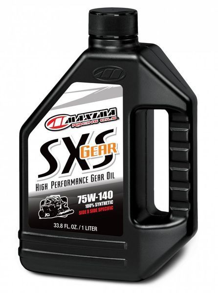 Масло трансмісійне Maxima SXS SYNTETIC Gear Fluid [1л], 75w-140 40-46901 фото