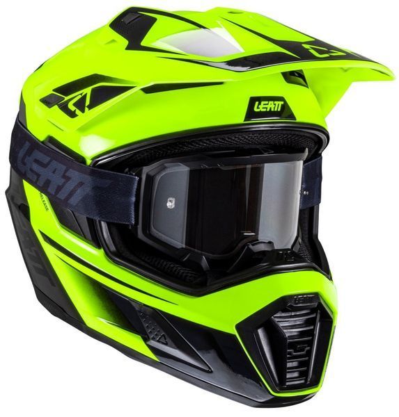 Шолом LEATT 8.5 Adventure Helmet + Goggle [Hi-Viz], M 1025101112 фото