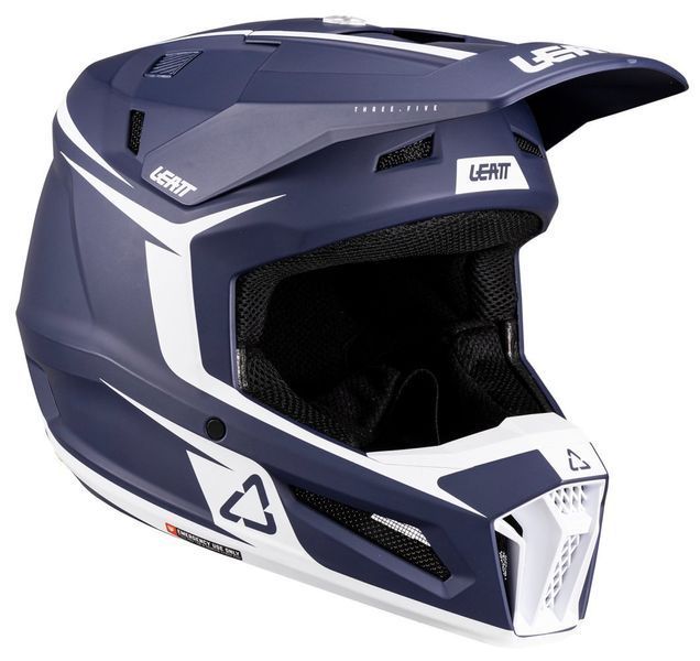 Шолом LEATT Moto 3.5 Helmet + Goggle [Blue], XXL 1026000555 фото
