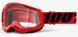 Детские очки 100% STRATA 2 Youth Goggle Red - Clear Lens, Clear Lens 50521-101-03 фото 1