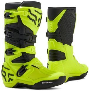 Мотоботи FOX Comp Youth Boot [Flo Yellow], 4 30471-130-4 фото