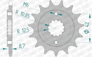 Звезда AFAM 520 Sprocket - Kawasaki, 17z 24501-17 фото