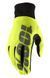 Водостойкие перчатки RIDE 100% Hydromatic Waterproof Glove [Neon Yellow], L (10) 10011-004-12 фото 2