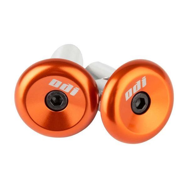 Баренди ODI Aluminum End Plugs w/Lasered Logo ORANGE F71APO фото