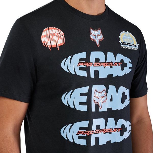 Футболка FOX Short Sleeve Tee - PRO CIRCUIT&reg; [Black], L 33425-001-L фото