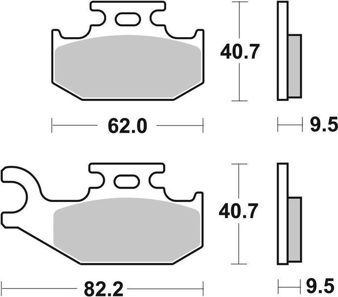 Гальмівні колодки SBS Racing Brake Pads, EVO Sinter/Sinter 767RSI фото