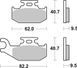 Гальмівні колодки SBS Racing Brake Pads, EVO Sinter/Sinter 767RSI фото 2
