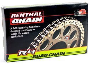 Ланцюг Renthal R4-2 Chain - 530 [Gold], 530-114L / Seal Ring C523 фото
