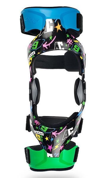 Детские наколенники POD MX K4 2.0 Youth Knee Brace [AC9], One Size K4027-AC9-YTH фото