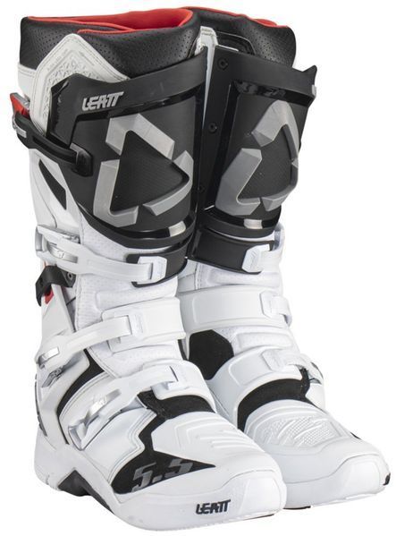 Мотоботы LEATT 5.5 FlexLock Boot [White], 9 3023050302 фото